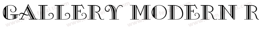 GALLERY MODERN REGUR字体转换